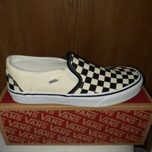 Women New Classic Slip-On Checkerboard Shoe